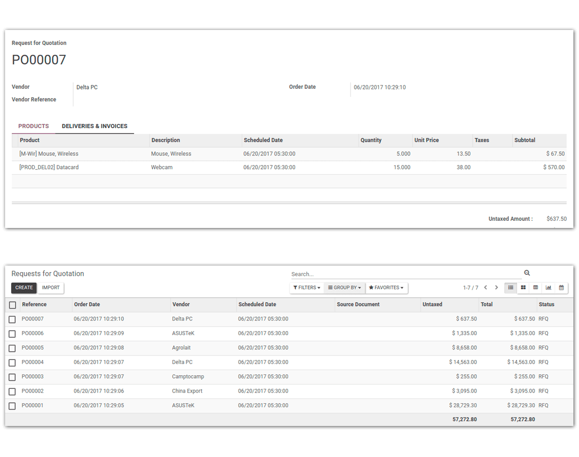 Purchase invoice Purchase invoice