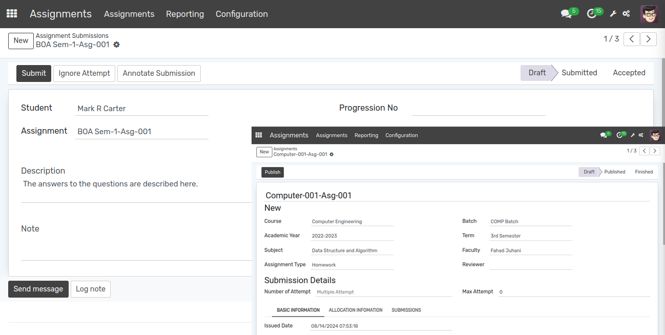 Assignment Management System Assignment Management System