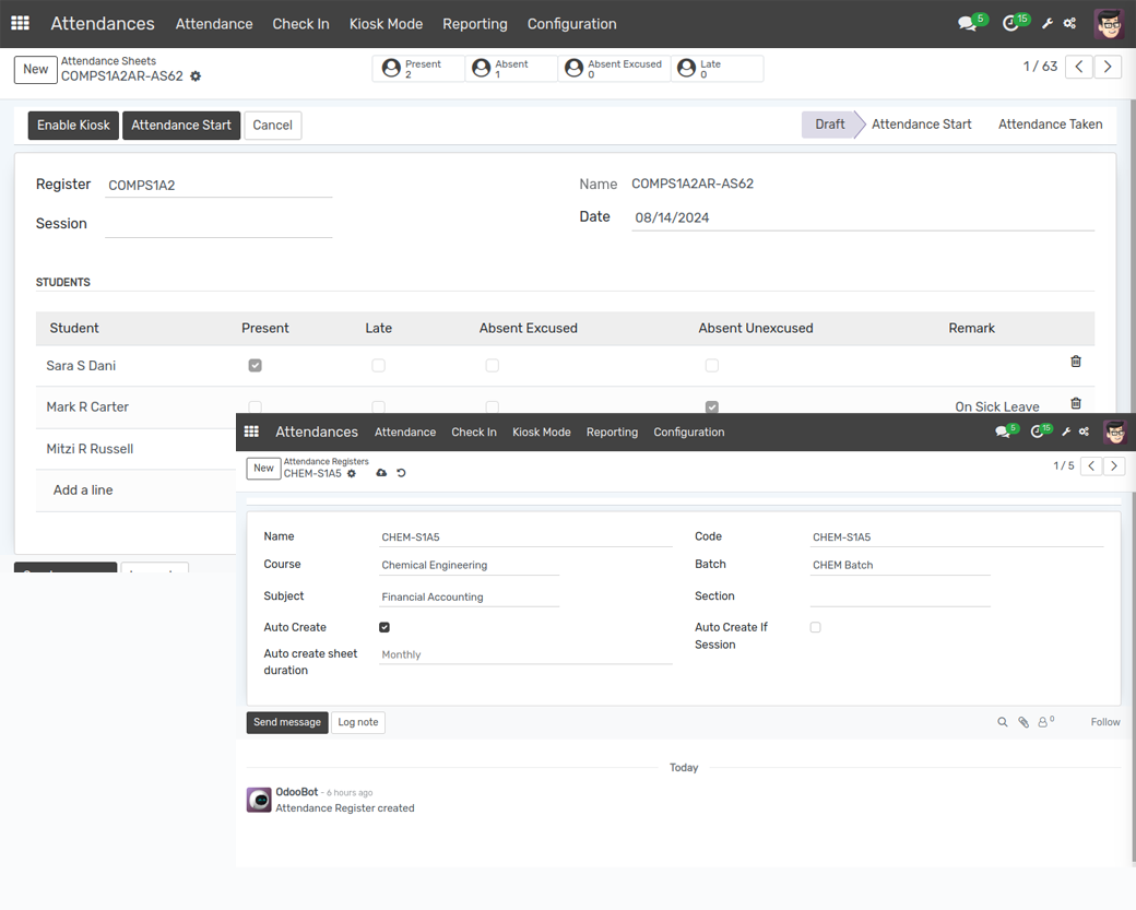 Online Attendance Management System Online Attendance Management System