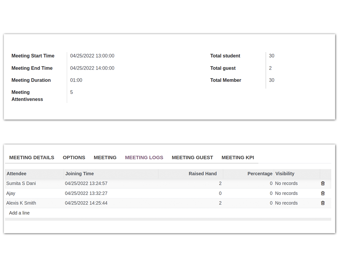 OpenEduCat Participation Tracking OpenEduCat Participation Tracking